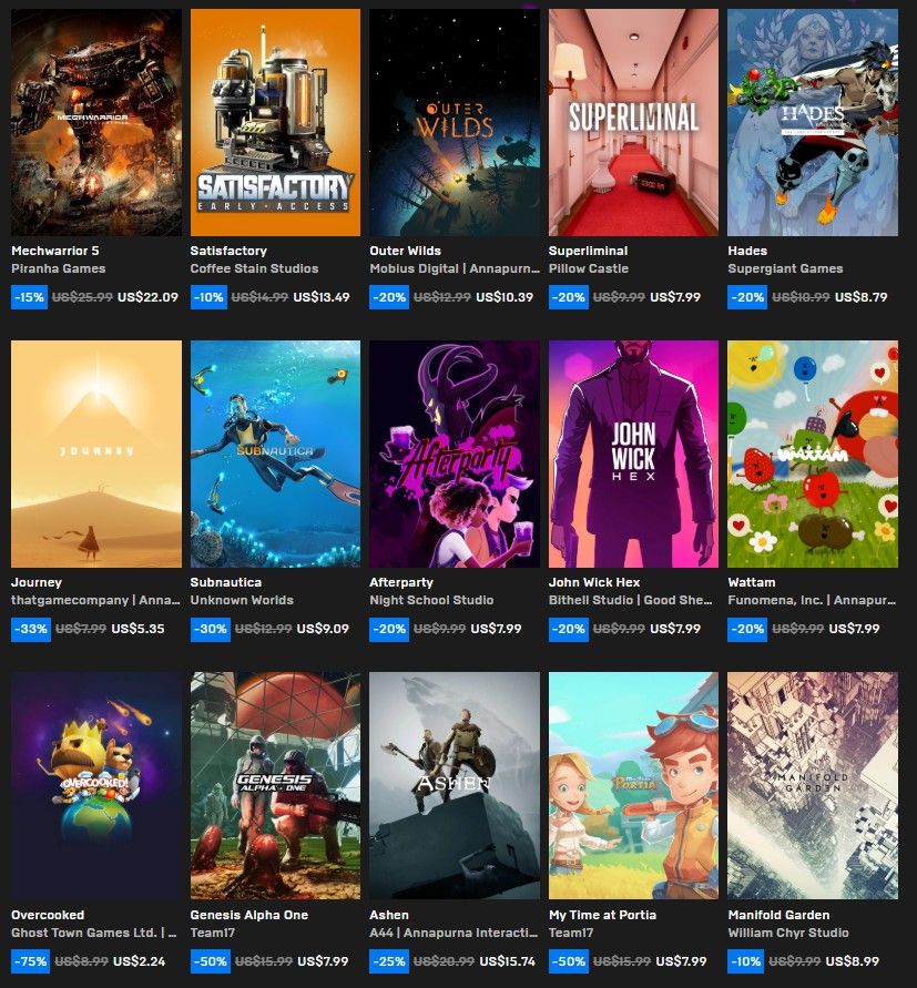 12月25日Epic免费领热门游戏清单公布