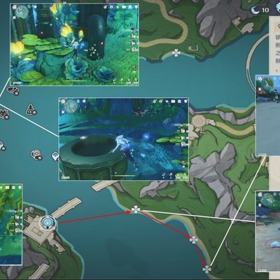 《原神4.1版79星幽光路线速查！高效采集攻略》
