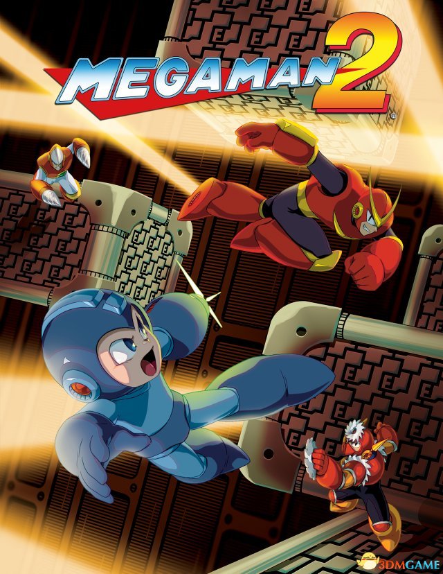 《洛克人初代二代经典插画赏》