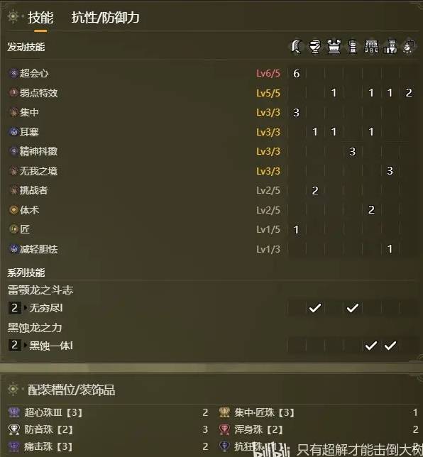 《荒野猎人》大剑毕业高伤配装攻略，轻松提升战力！