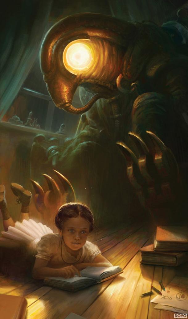 《生化奇兵：无限》艺术图萌翻玩家，爆乳萝莉魅力无限