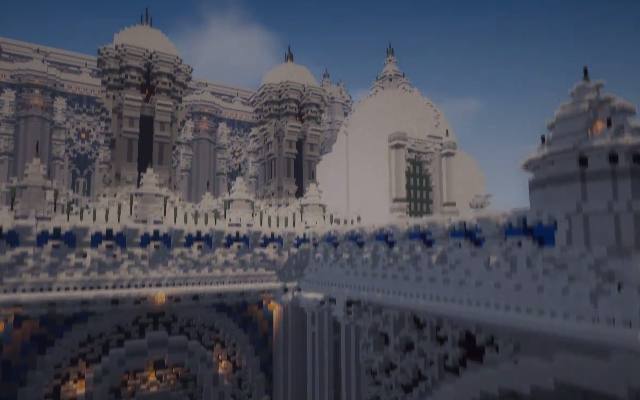 《国风建筑盛宴！OMB浮想殿《我的世界》建筑解析》