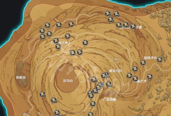 《原神》千壑沙地全宝箱速刷攻略，宝藏尽收囊中