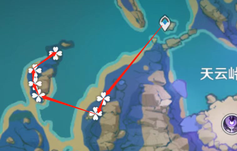 《原神》天云草实高效收集攻略：隐藏路线大揭秘