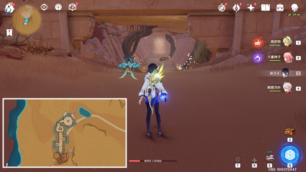 赤王陵墓全解密，原神沙漠遗迹探索路线与花灵任务详解