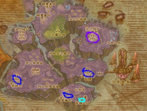 魔兽世界外域地图全解析，TBC升级与打金的高效路线规划