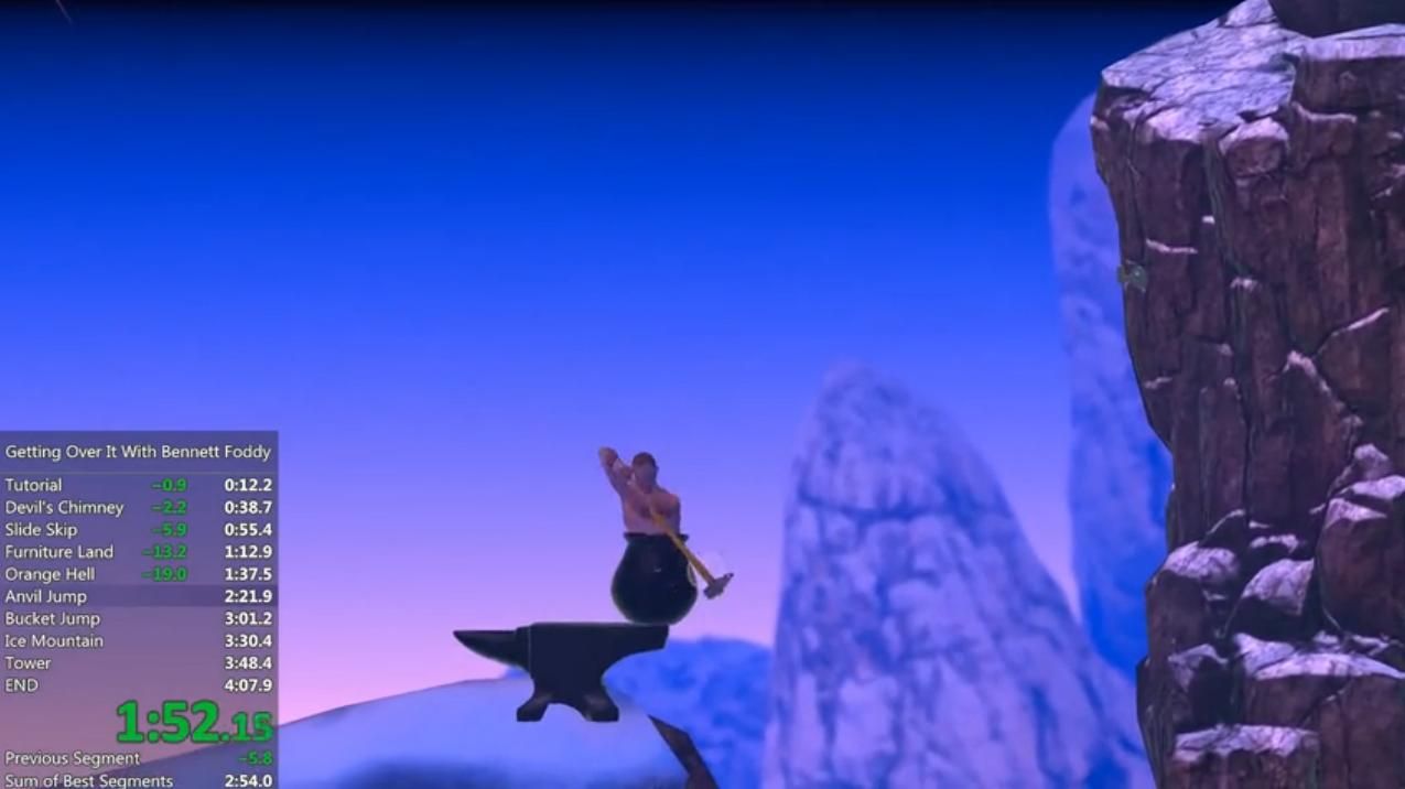 Getting Over It速通秘籍，如何用物理引擎卡出神操作？